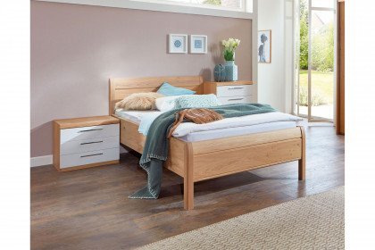 Comfort-V von Disselkamp - Schlafzimmer Wildeiche-Furnier - weiß