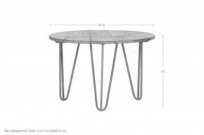 Scan von GUTMANN - Couchtisch 68164 Mangoholz/ Metall