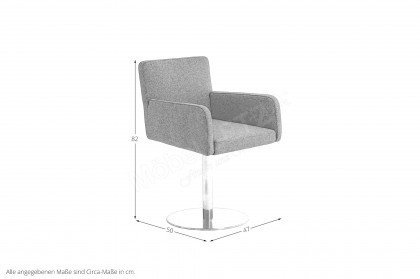 Rialto von Mondo - Stuhl mit hellgrüner Sitzschale
