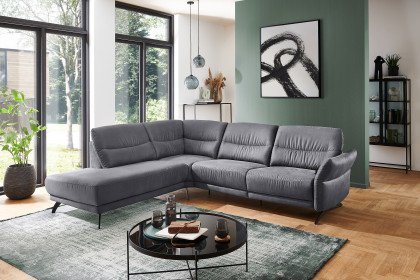 1208 von Carina - Ecksofa links grey