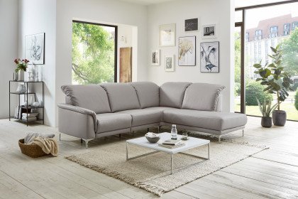 1210 von Carina - Ecksofa rechts light-grey