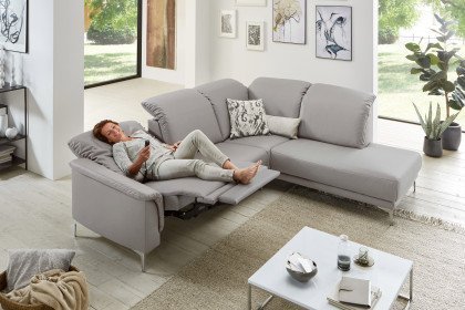 1210 von Carina - Ecksofa rechts light-grey