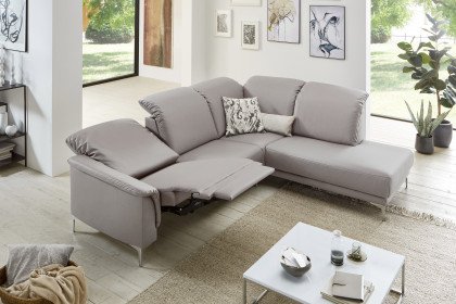 1210 von Carina - Ecksofa rechts light-grey