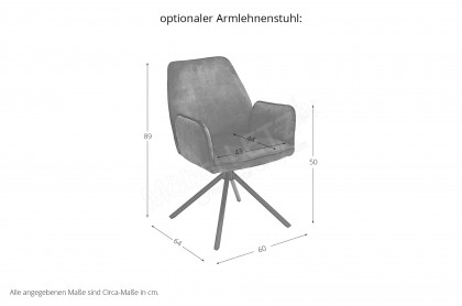 Chanterelle von Akante - Esstisch in Keramik Silver