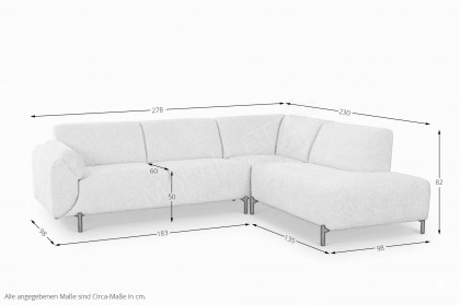 Fez von Matex - Polstergarnitur rechts beige
