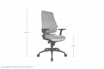 Sitness B9 von Topstar - Bürodrehstuhl mit hoher Rückenlehne