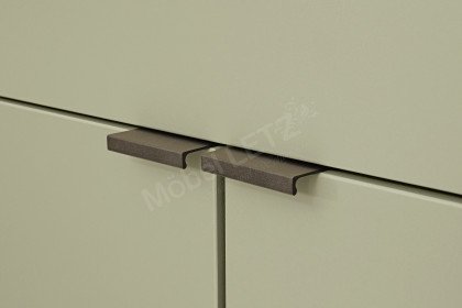 GW-Ameca aus der Kollektion Letz - Garderobe taupegrün/ Navarra Eiche