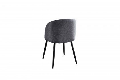 Sit & Chairs von SIT Möbel - Polsterstuhl mit dunkelgrauem Bezug