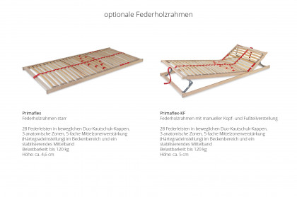 Peach von ED-Lifestyle - Polsterbett 180 ivory