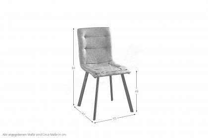 Sit & Chairs von SIT Möbel - Polsterstuhl mit Steppung