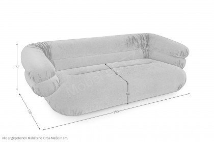 Poolside von Bretz - Sofa pink