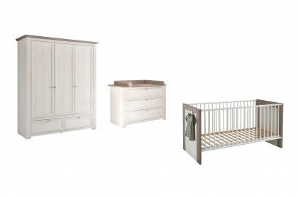 Marbella von BEGABINO - Babyzimmer-Set Sibiu Lärche antik - Nelson Eiche