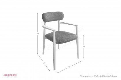 Stuhl 637 von ANREI - Stuhl mit Armlehnen