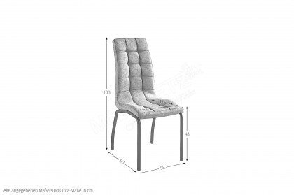 Sit & Chairs von SIT Möbel - Polsterstuhl mit eleganter Steppung