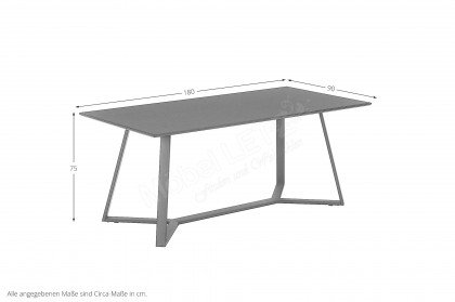 Tables & Co. von SIT Möbel - Esstisch mit einer dunkelgrauen Tischplatte