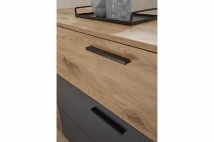 Daria von POL Power - Kombikommode mit Lamellen Viking Oak - graphit