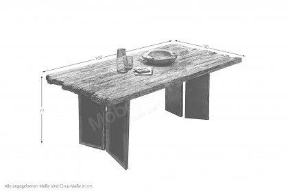 Tables & Co. von SIT Möbel - Esstisch im Used Look