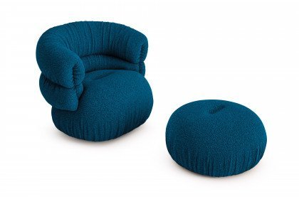 Balaao von Bretz - Designersofa Ausführung links wild ocean