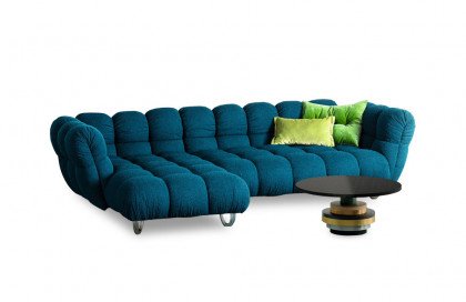 Balaao von Bretz - Designersofa Ausführung links wild ocean