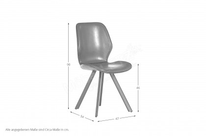 Chill von GUTMANN - Stuhl mit Kunstlederbezug