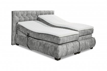 Massaro von ED-Lifestyle - Boxspringbett 180 grey