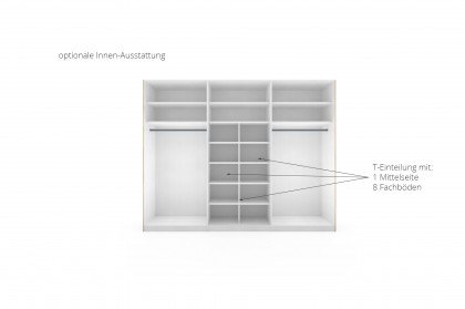 Calea-sleeping von Staud - Schrank weiß/ Parsolglas grau