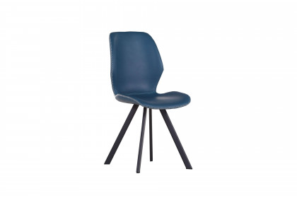 Chill von GUTMANN - Stuhl mit blauem Bezug