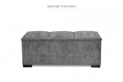 Naro XL von ED-Lifestyle - Boxspringbett 180 steel grey