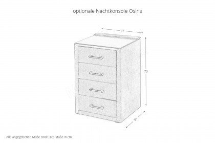 Naro XL von ED-Lifestyle - Boxspringbett 180 stone