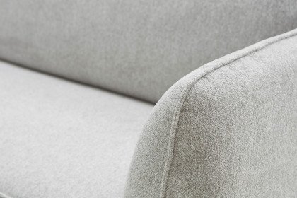 Conero-LE24 von Grant Factory - Ecksofa Ausführung links silber