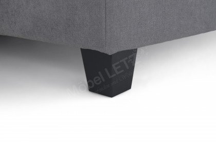 Boston-Sleep von Nehl - Schlafsofa mit Longchair silber