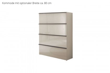 Avignon von LEONARDO living - Sideboard 160 cm breit Grauglas