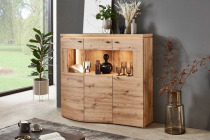 Rondo-living von IDEAL Möbel - Highboard in Eiche Artisan