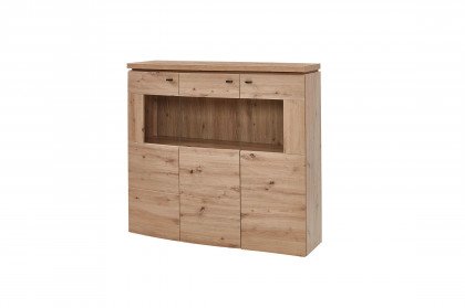 Rondo-living von IDEAL Möbel - Highboard in Eiche Artisan