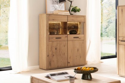 Alento von MCA - Highboard Balkeneiche