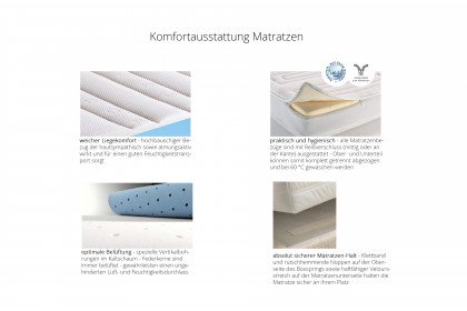 Composium von RUF Betten - Boxspringbett KTK1 schlamm