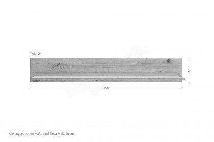 Alento von MCA - Wandboard mit 1 Ablageboden