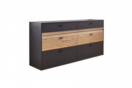 Butera von IDEAL Möbel - Sideboard in Anthrazit mit Beleuchtung