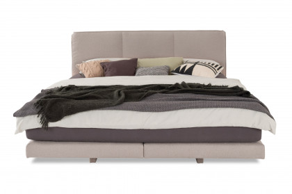 Levia-Dream von ADA Mindful Living - Boxspringbett 180 grey-beige