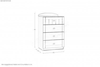 Nordic Grey von Meblik - 2-türiger Kombi-Kleiderschrank