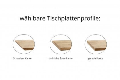 Das Tischsystem von Wohnglücklich - Tisch mit U-Gestell