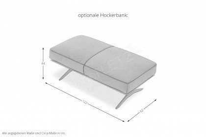 KOINOR Harlie 2 - Ledergarnitur links mare