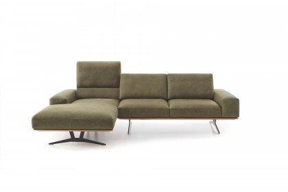 KOINOR Harlie 2 - Ledersofa Variante links verde