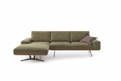 KOINOR Harlie 2 - Ledersofa Variante links verde