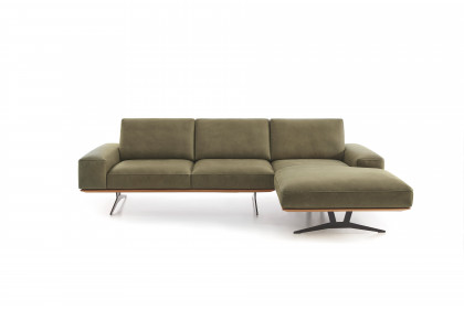 KOINOR Harlie 2 - Ledersofa Variante rechts verde