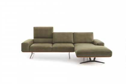 KOINOR Harlie 2 - Ledersofa Variante rechts verde