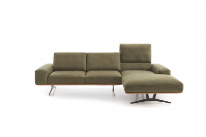 KOINOR Harlie 2 - Ledersofa Variante rechts verde