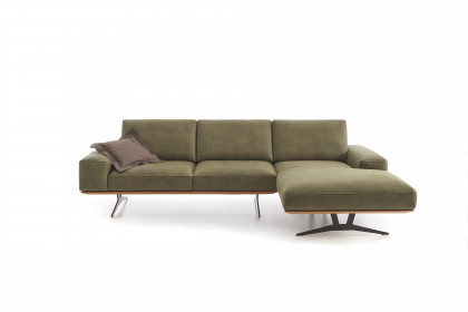 KOINOR Harlie 2 - Ledersofa Variante rechts verde