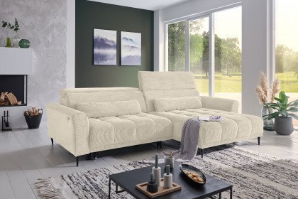 Logan von AZ Iwaniccy - Polstercouch rechts creme