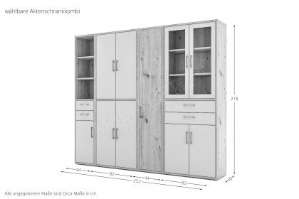 Vary von vito - Büromöbel-Kombi mit Highboard